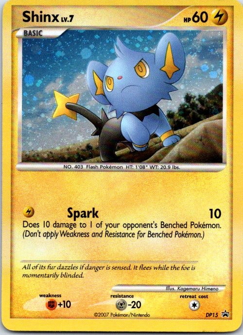 Shinx – Holo Promo Diamond and Pearl Promos DP15 HP