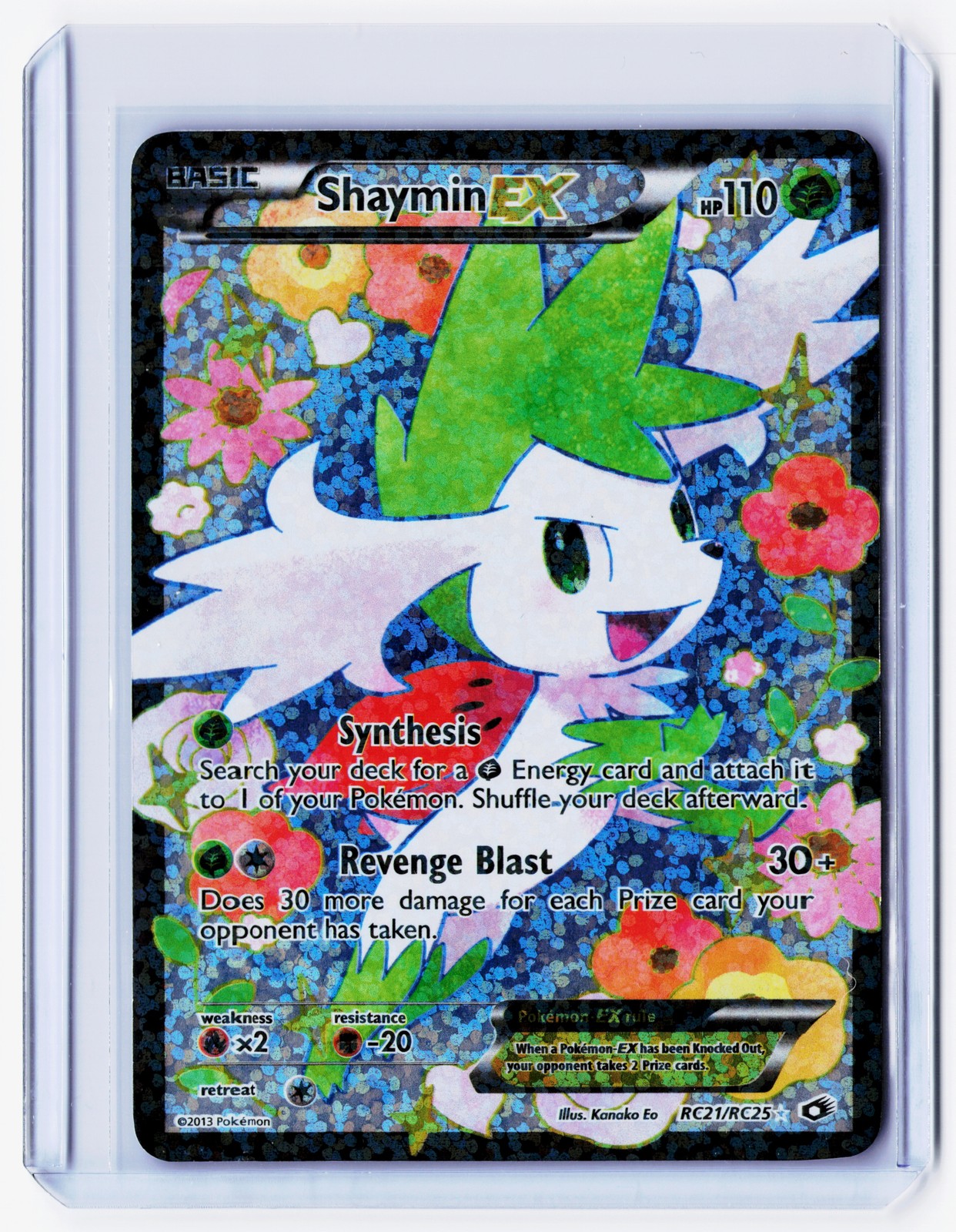 Legendary Treasures: Radiant Collection #RC21/RC25 Shaymin EX (Full Art)