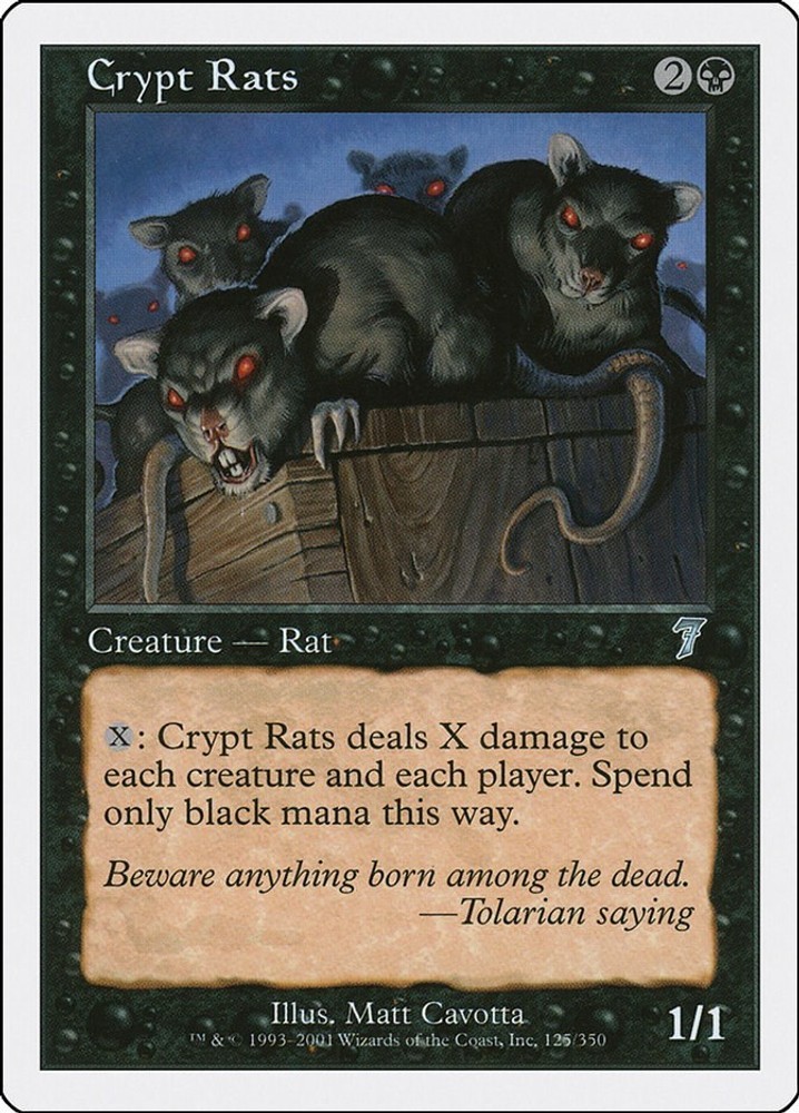LP – Crypt Rats [7ED – 125] 7th Edition