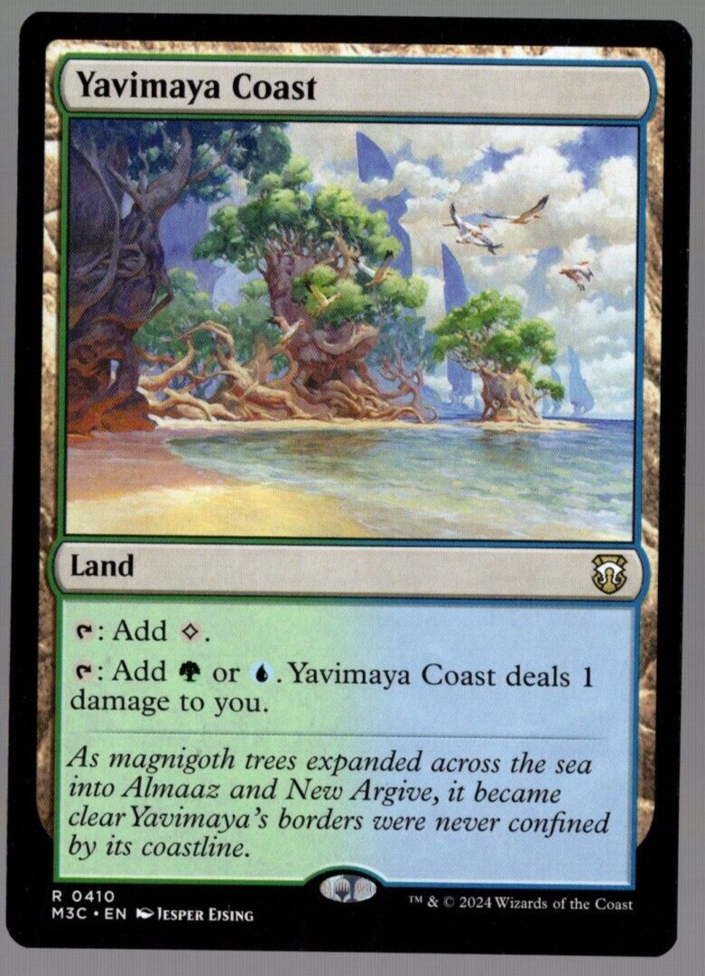 Yavimaya Coast 0410 Non Foil Rare Modern Horizons 3 MTG Near Mint