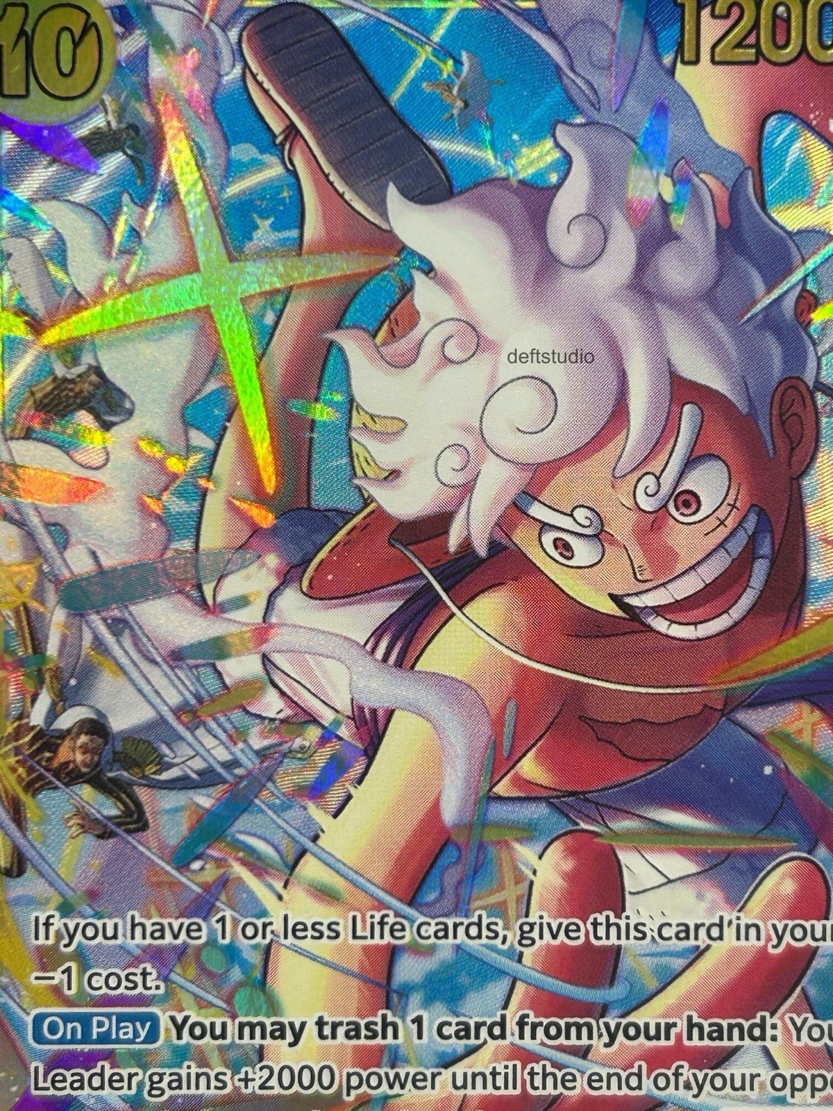 • Monkey.D.Luffy • EB04-061 Alt Art SEC Holo Kami’s Island One Piece TCG NM