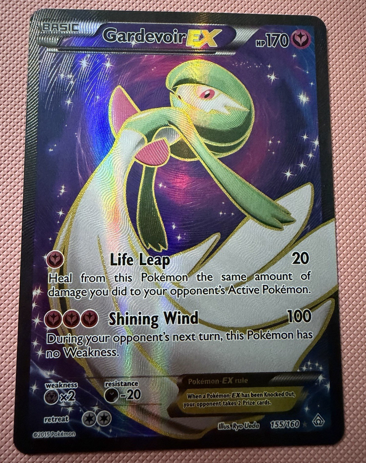 Gardevoir EX 155/160 Primal Clash Full Art Holo ENG 105HP