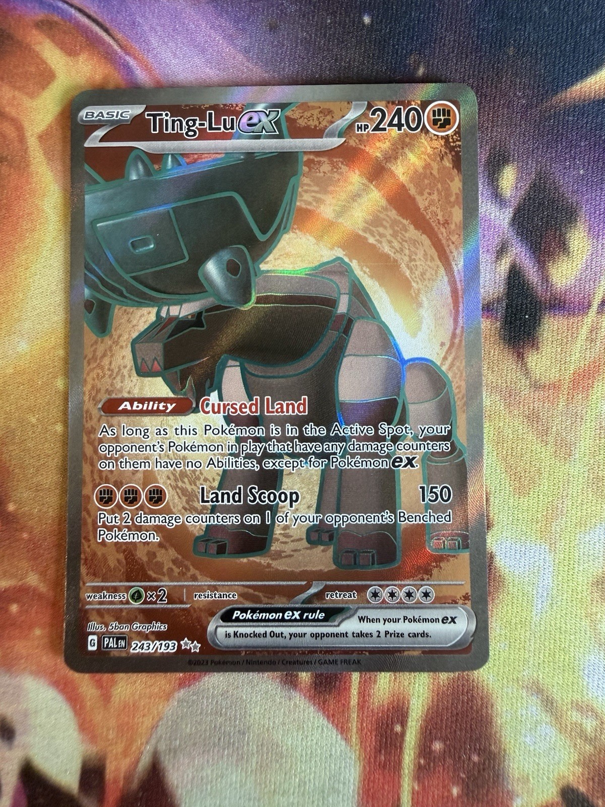 Ting-Lu ex 243/193 Sv02: Paldea Evolved Holo
