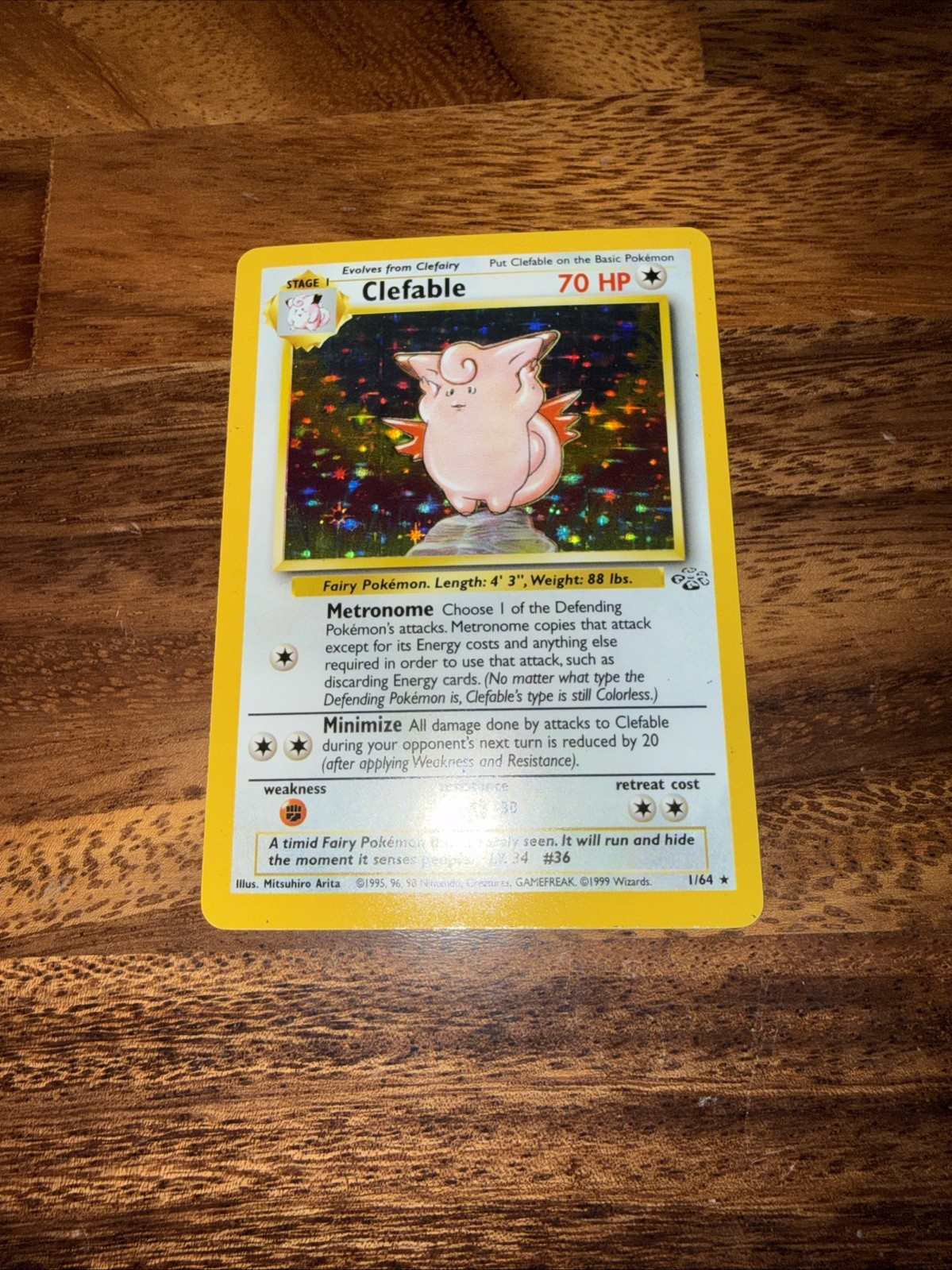 Clefable 01/64 Jungle Holo