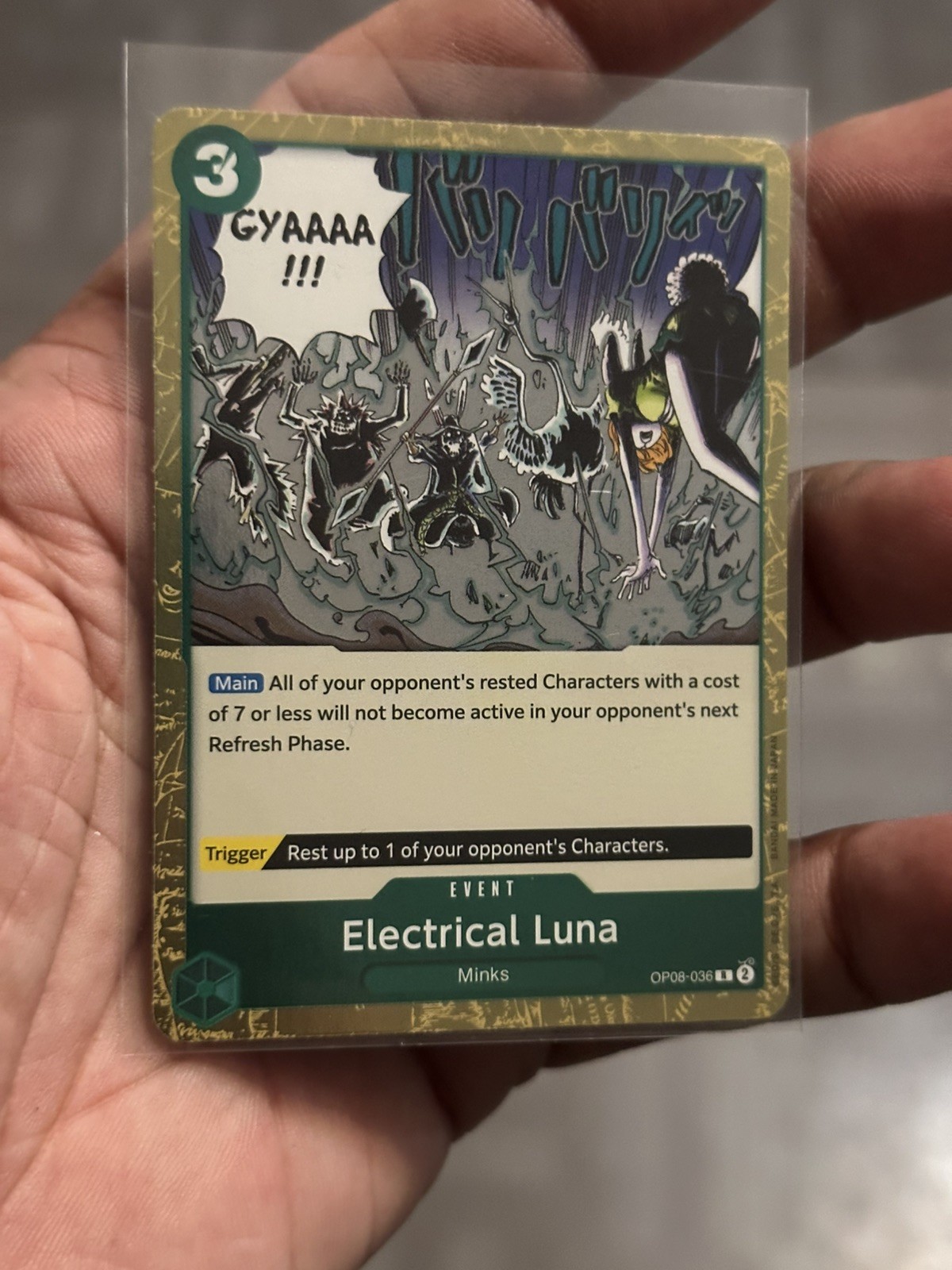 Electrical Luna OP08-036 R Two Legends One Piece Foil NM