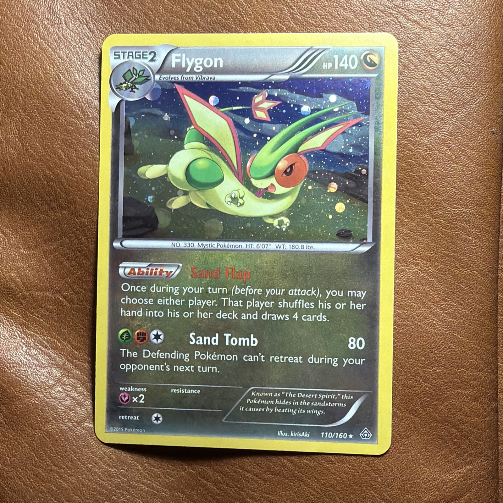 Flygon (Cosmos Holo) 110/160 Holo Promo Blister Exclusives Pokemon Holo HP