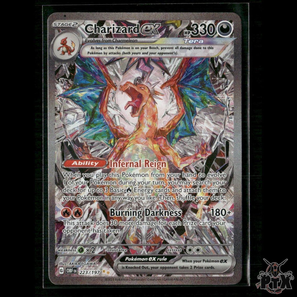 Charizard ex 223/197 SV03: Obsidian Flames NM Pokemon