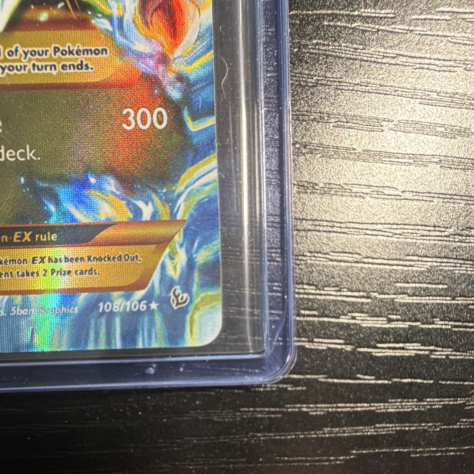 Pokémon TCG M Charizard EX Full Art Holo Secret Rare 108/106 English 230 HP
