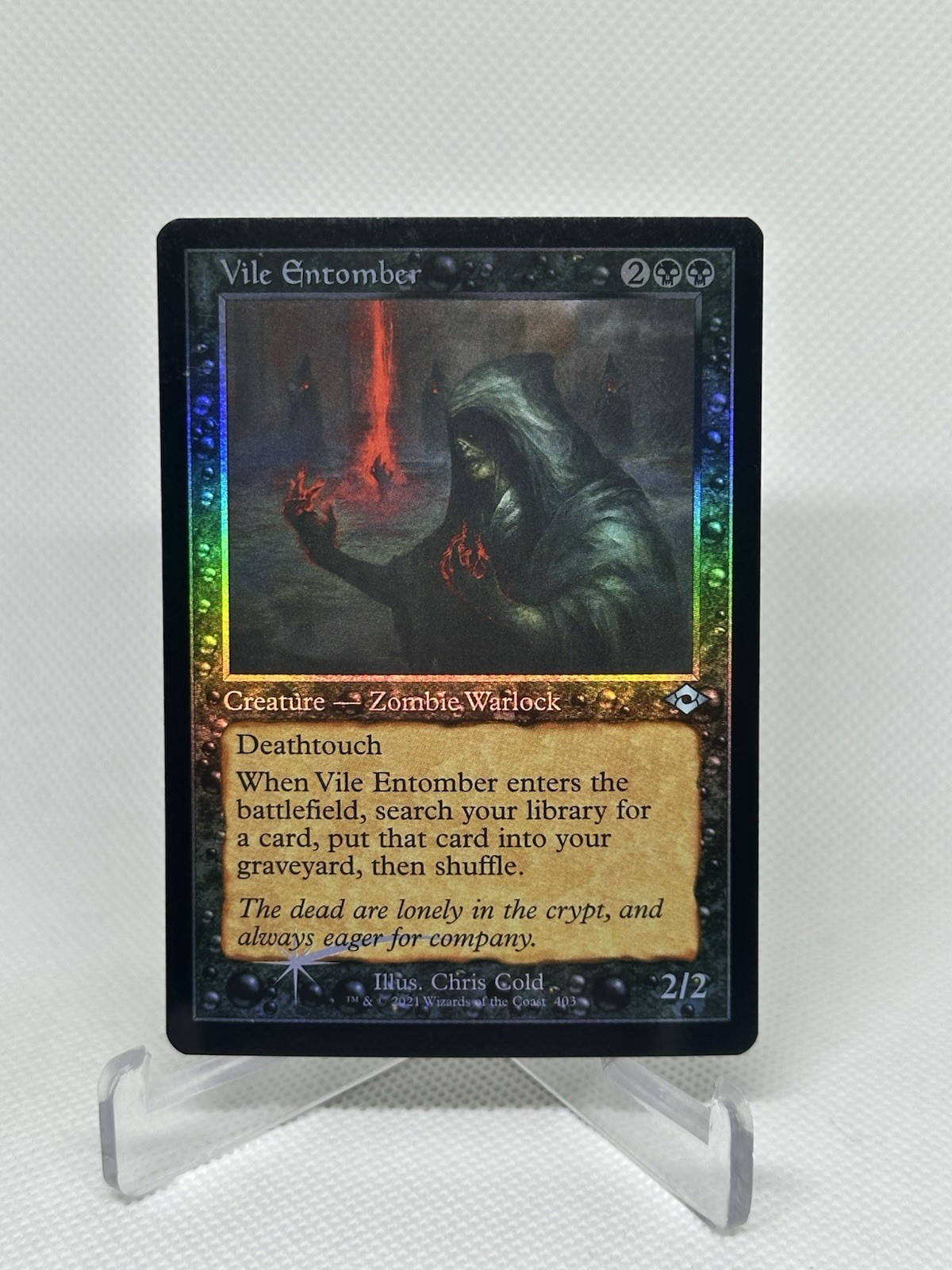Vile Entomber (Retro Frame) #403 (Foil) (NM) Modern Horizons 2 MTG