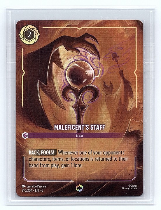 Maleficent’s Staff (Enchanted) 210/204 Azurite Sea Holo