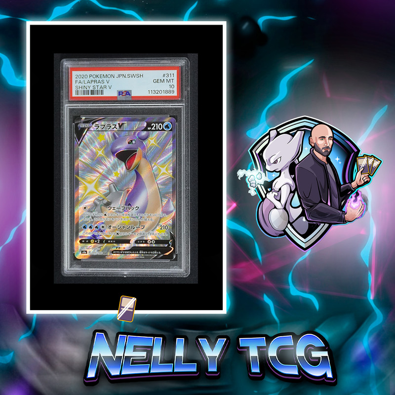 2020 Pokemon Lapras V (JP) – Shiny Star V – 311/190 – PSA 10 GEM MINT