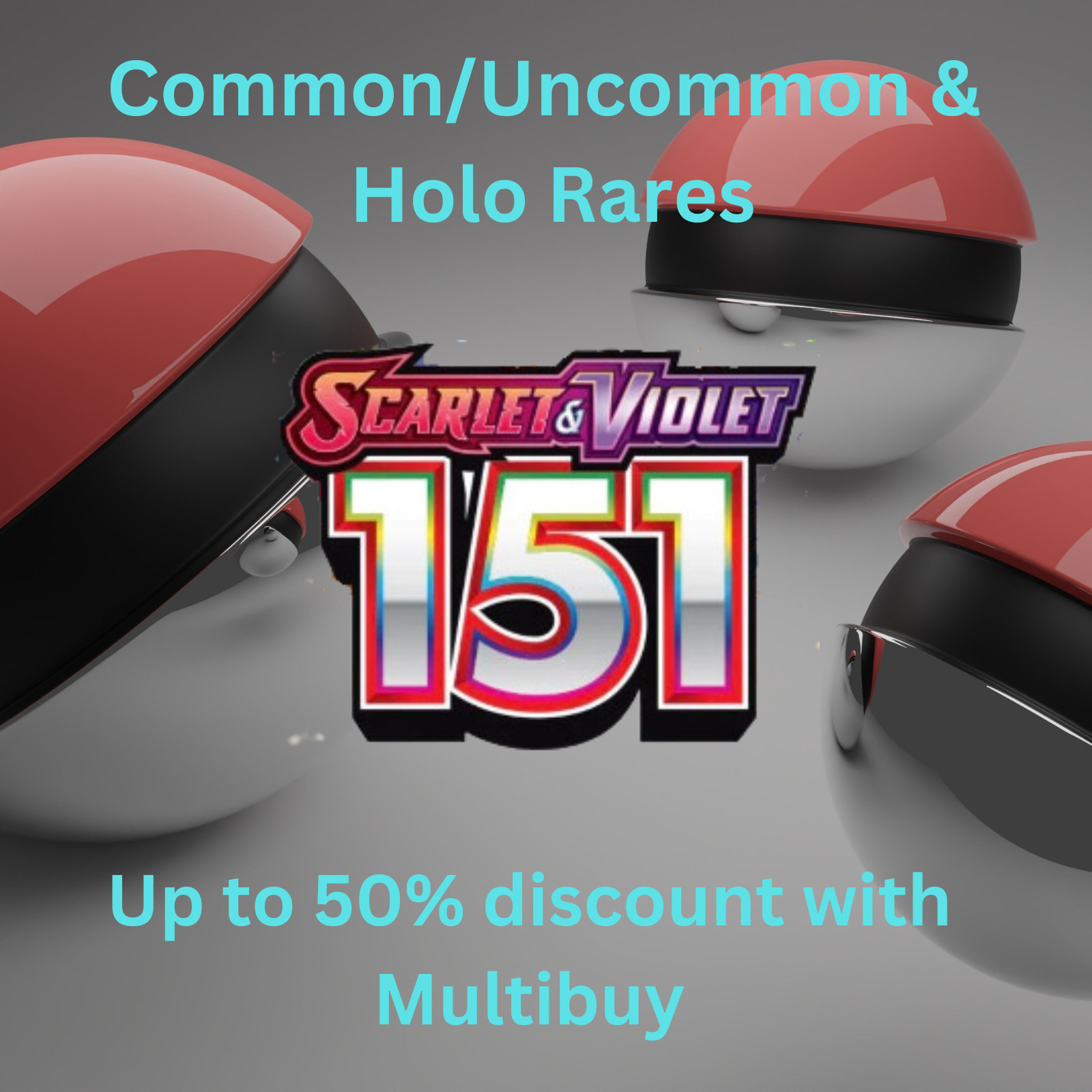 POKEMON – 151 – COMMON/UNCOMMON/HOLO RARES – UP TO 50% DISCOUNT