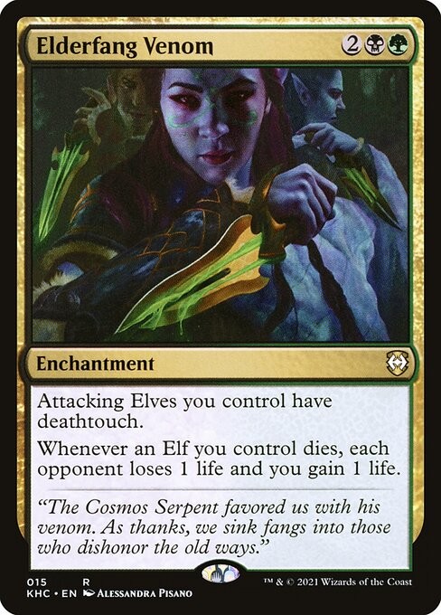 Elderfang Venom-Kaldheim Commander-Regular-15-LP