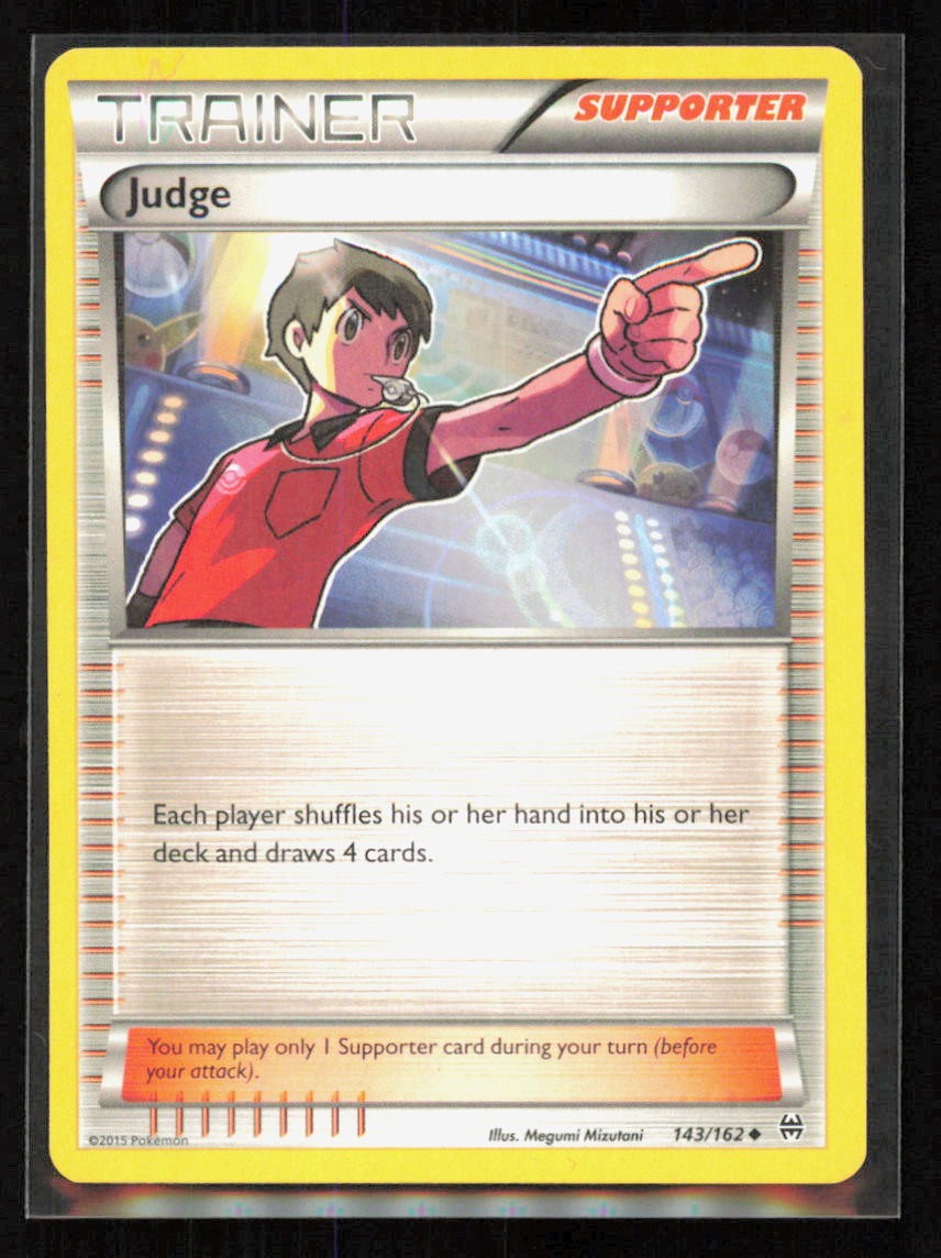 Judge XY BREAKthrough 143/162 Uncommon 2015 Supporter Megumi Mizutani LP