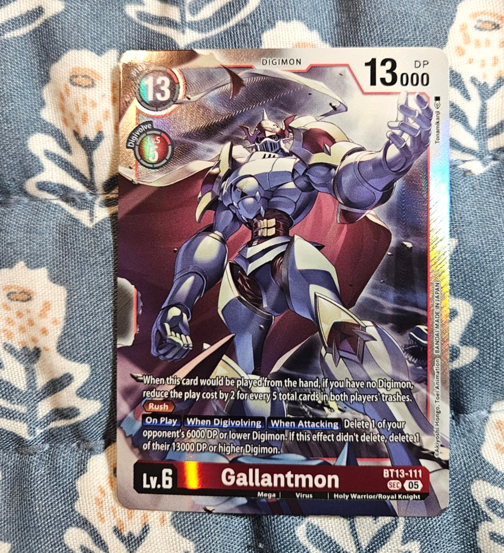 Gallantmon Foil – BT13-111 NM – Digimon