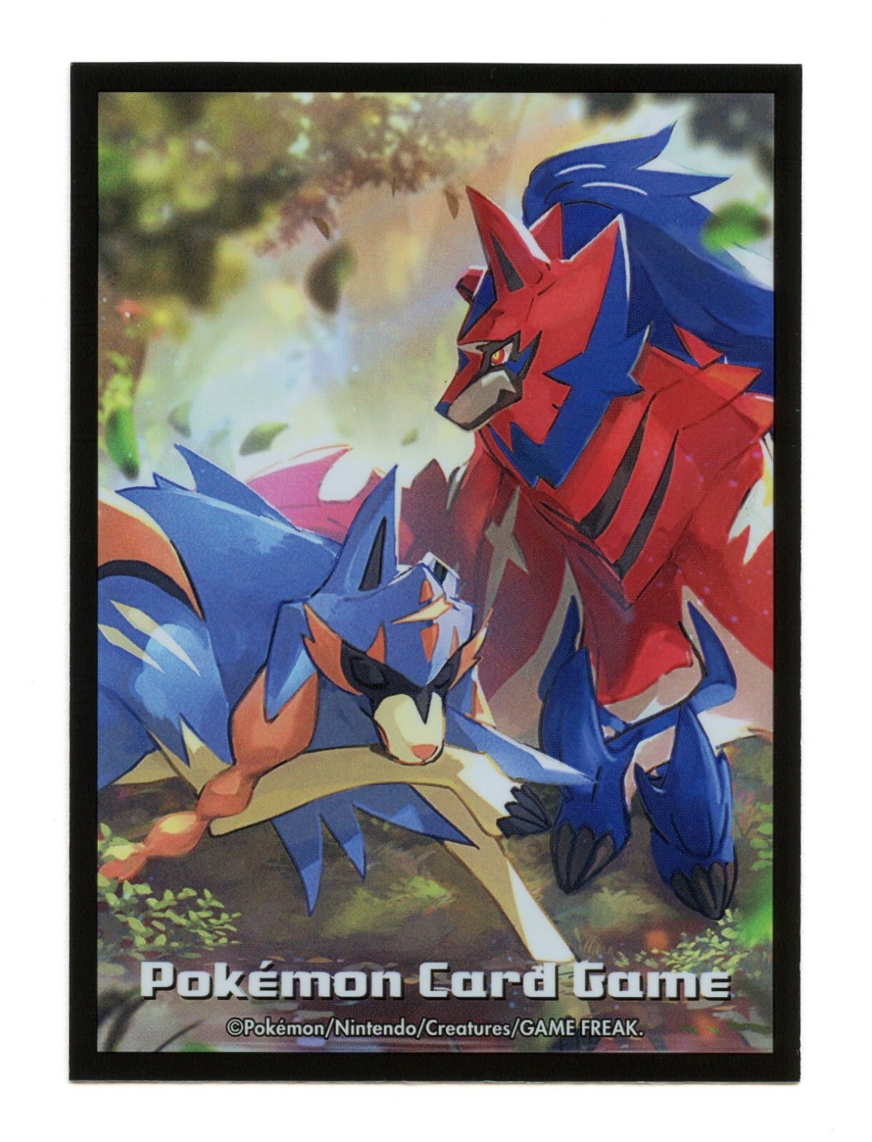 2022 Zacian & Zamazenta Individual Card Sleeve Pokemon Center Japan