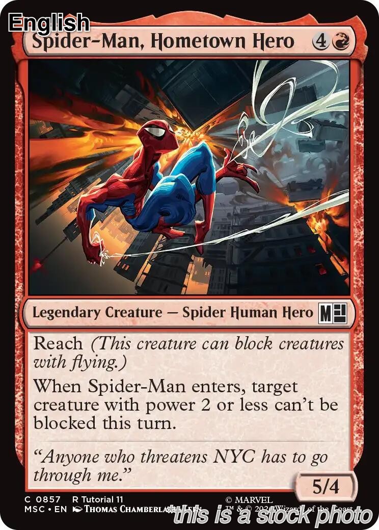 Spider-Man, Hometown Hero [MSC – 0857MagicNMCommonEN