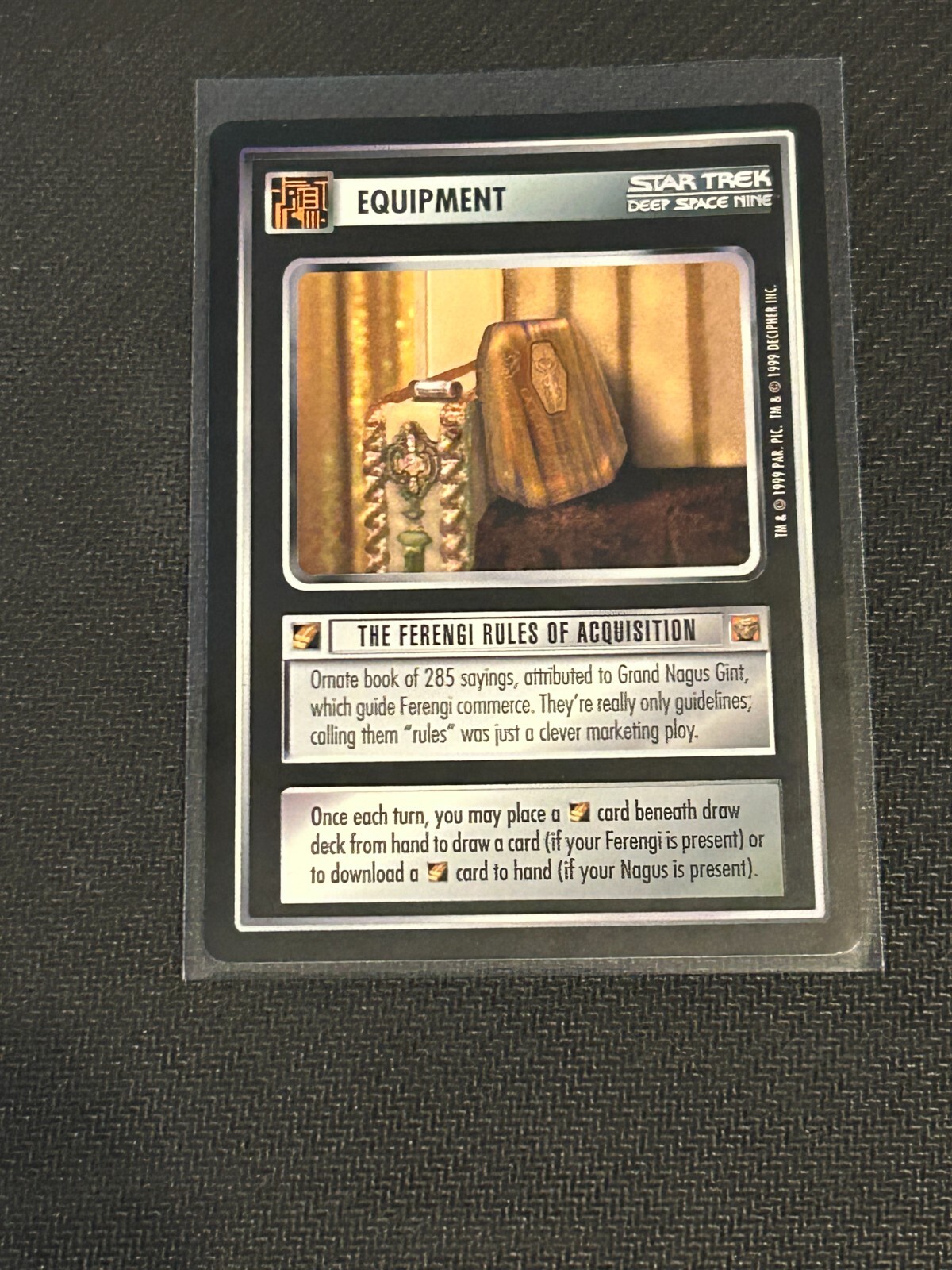 Star Trek CCG Rules of Acquisition The Ferengi Rules of Acquisition
