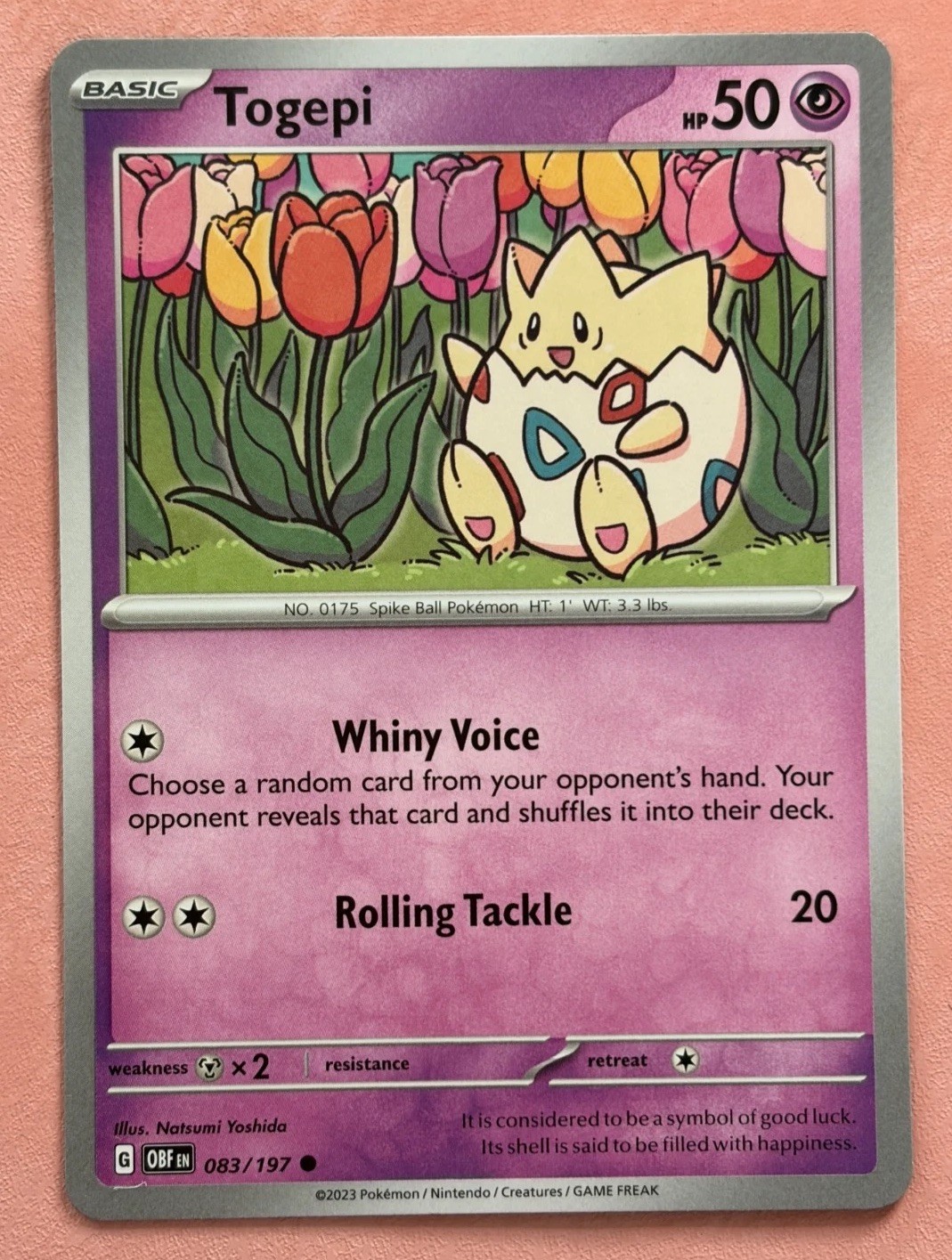Togepi~(Baby) Cute Pink Pokemon Cards~ Pretty in Pink & Pastel Gallery