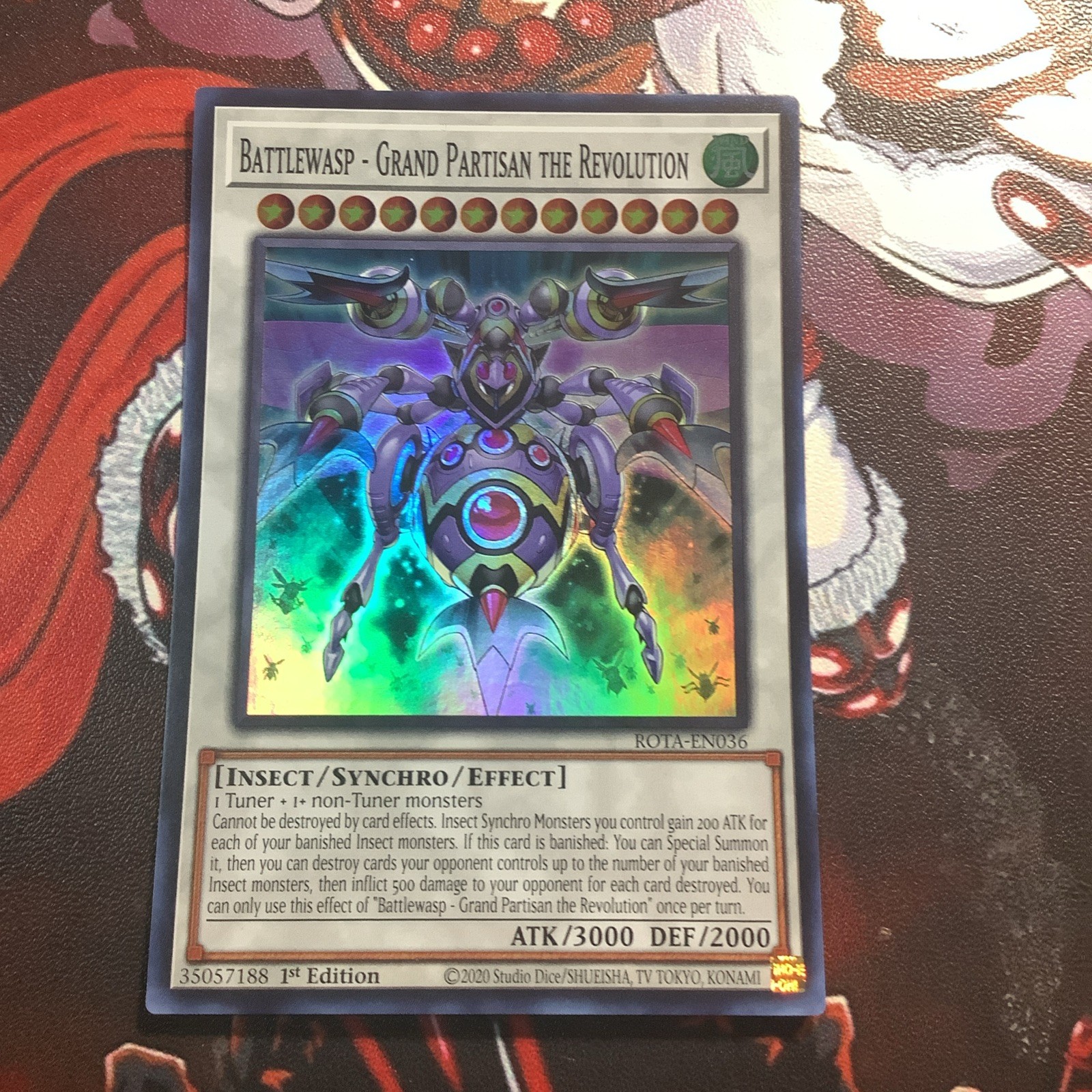 YU-GI-OH! Battlewasp- Grand Partisan The Revolution ROTA-EN036 Super Rare NM