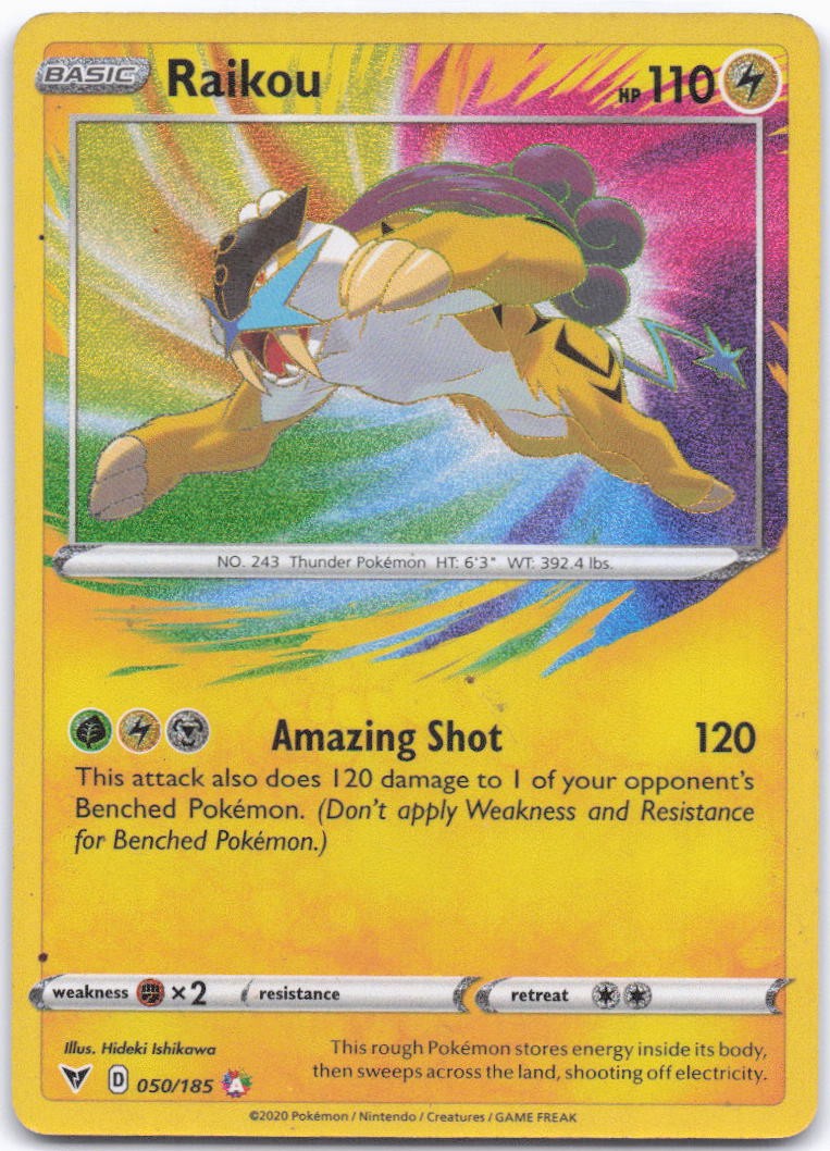 SWSH04: Vivid Voltage #050/185 Raikou LP