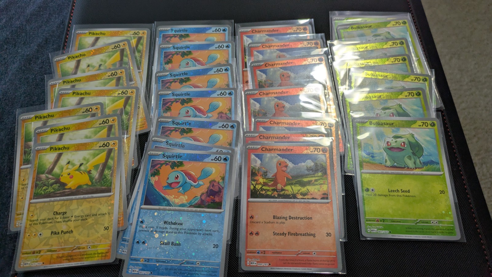 Costco 151 Mini Tin Promo Cards 4 Cosmic Reverse Holo Set Pokémon TCG Pikachu