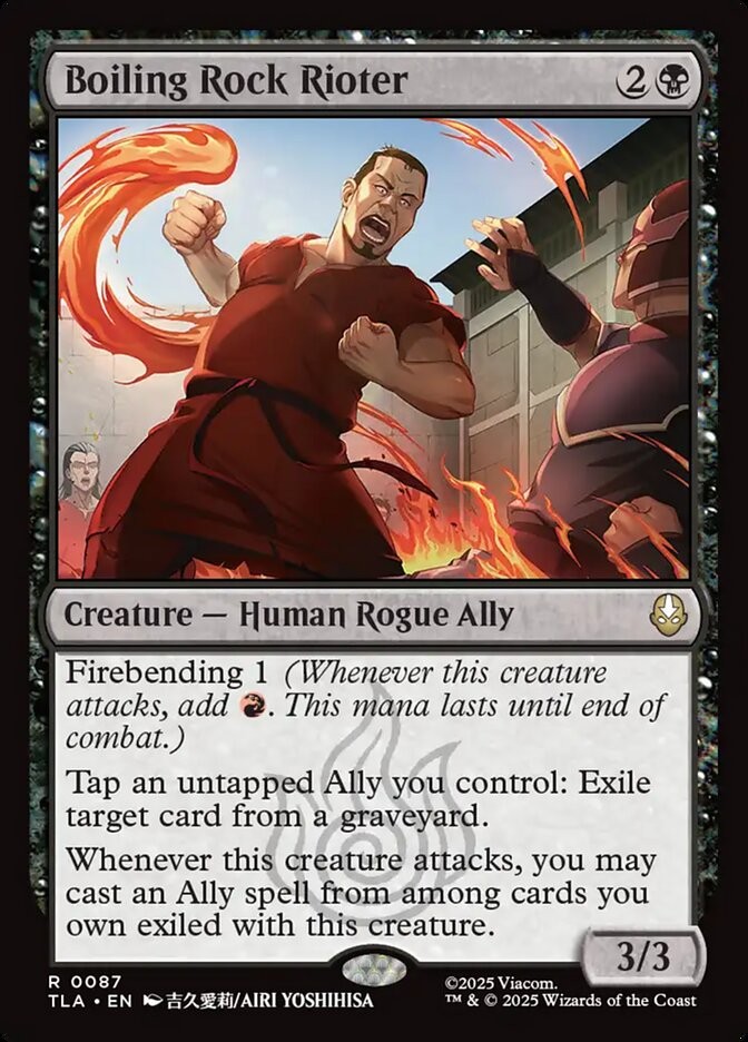MTG Boiling Rock Rioter (87/447) Avatar The Last Airbender LP
