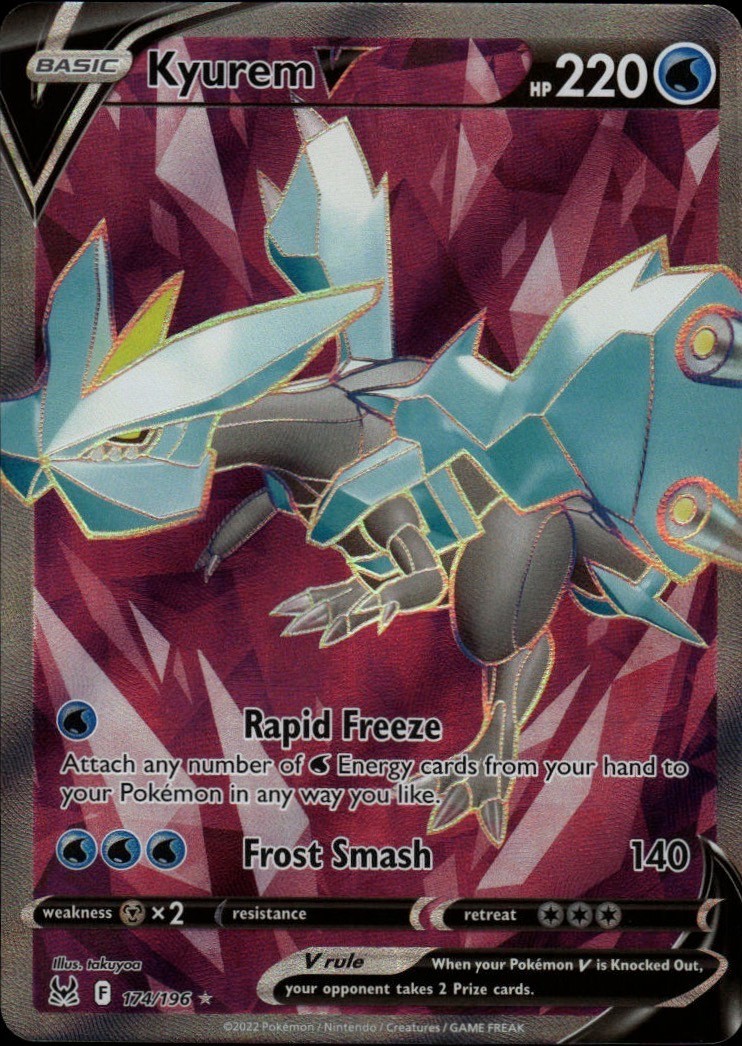 Kyurem V (Full Art) Ultra Rare SWSH11: Lost Origin 174/196 NM