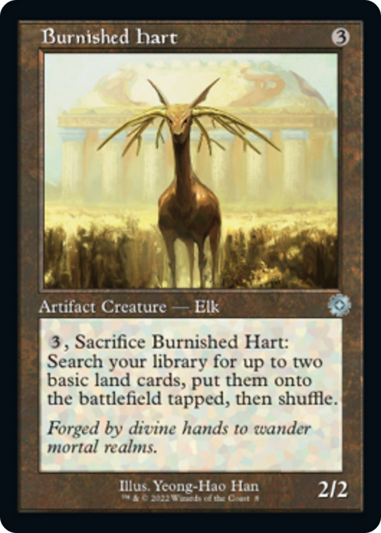 BURNISHED HART x4 mtg NM-M The Brothers War Retro Artifacts 4 Unc