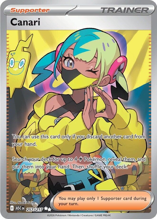 Canari Holo Ultra Rare ME: Ascended Heroes 257/217 NM
