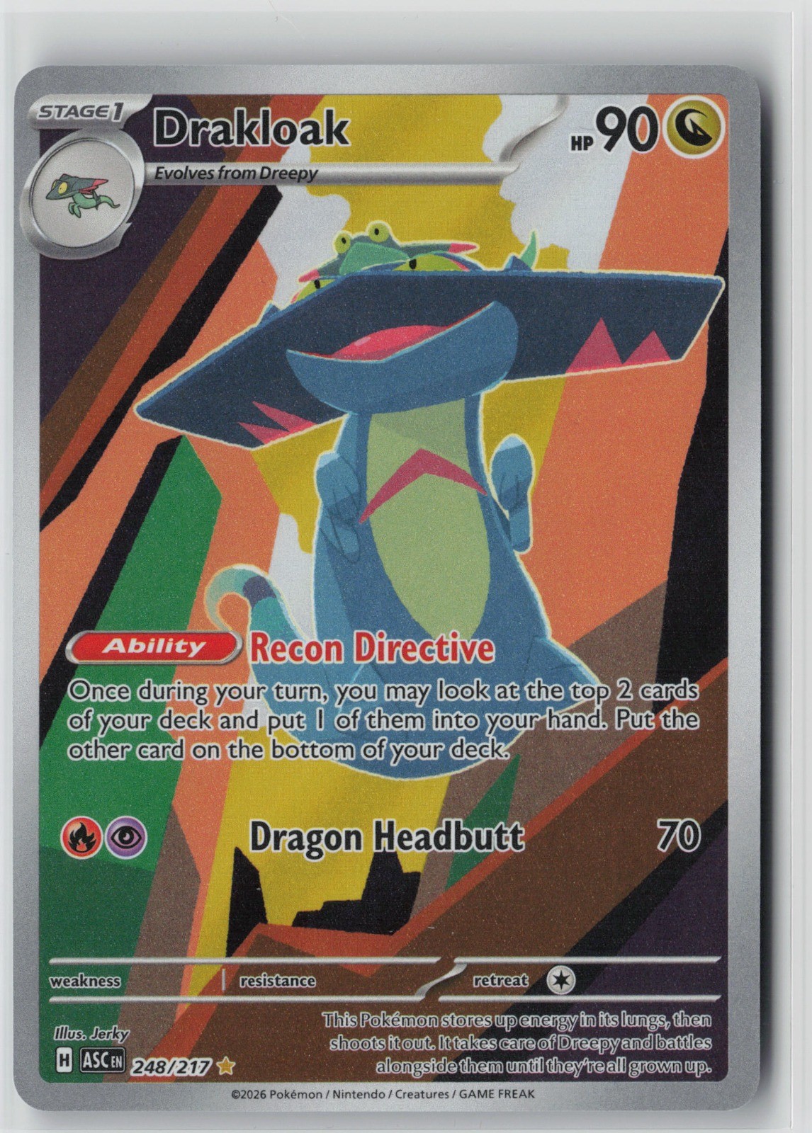 Drakloak Illustration Rare ME: Ascended Heroes 248/217 NM
