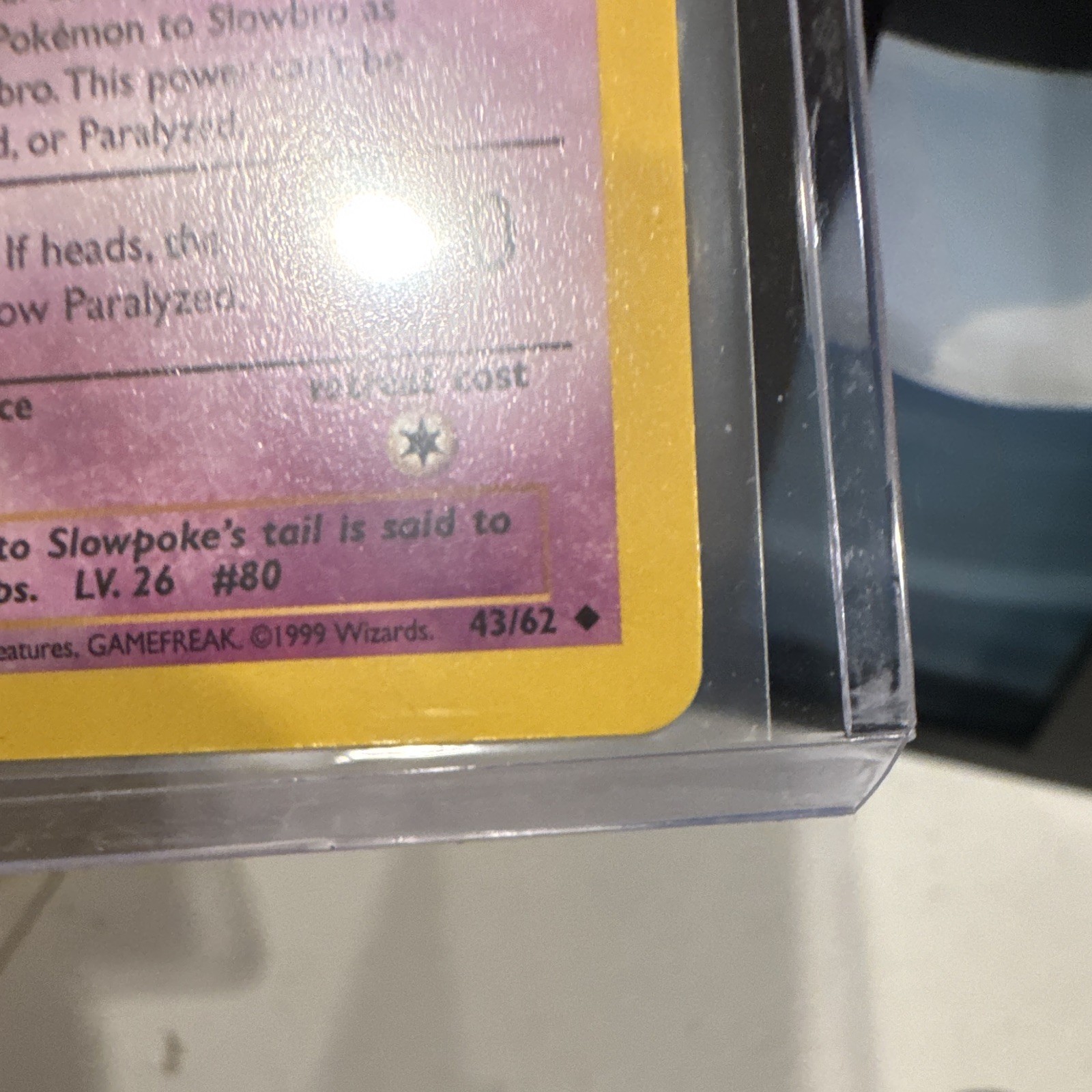 Pokemon TCG Wizards Slowbro 43/62 Fossil 1st Edition Uncommon Regular EN