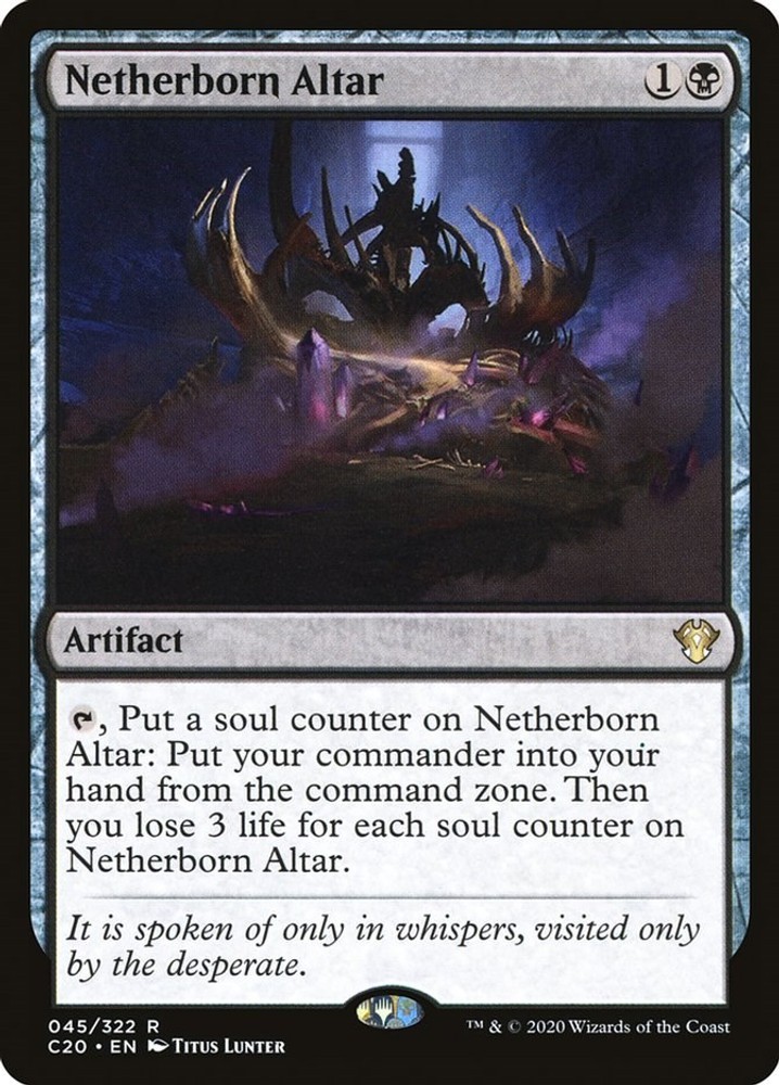 Netherborn Altar – 45 – NM – Commander 2020
