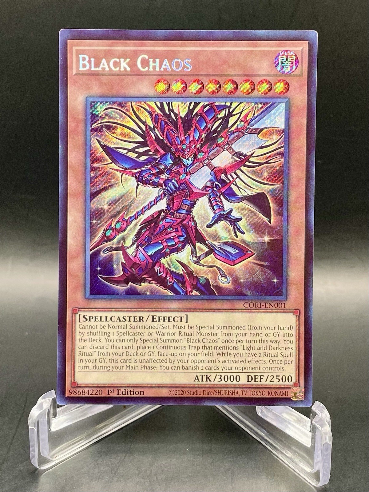 Black Chaos (Secret Rare) CORI-EN001 Chaos Origins Foil Yugioh! TCG NM/M