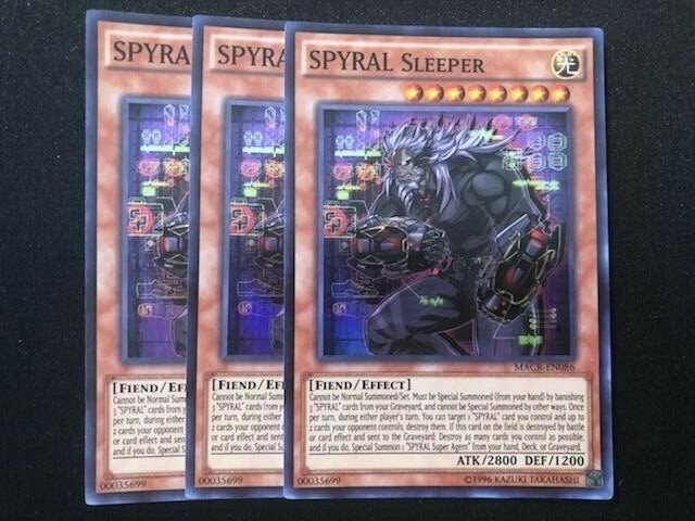 YUGIOH SPYRAL DECK- AGENT- DRONE- QUICK FIX- DOUBLE HELIX- RESORT- BIG RED NM
