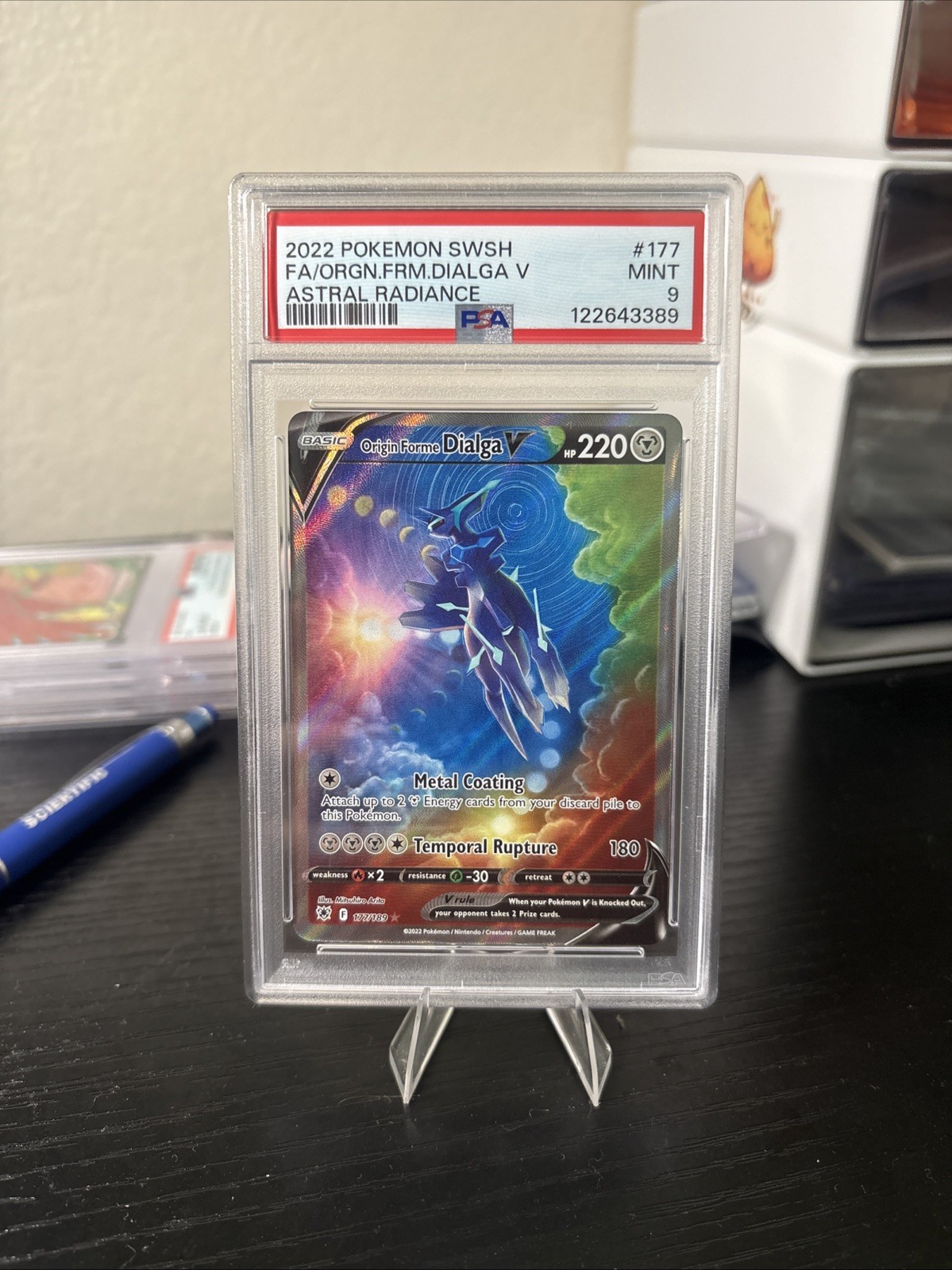 Origin Forme Dialga V (Alternate Full Art) 177/189 Swsh10: Astral Radiance PSA 9