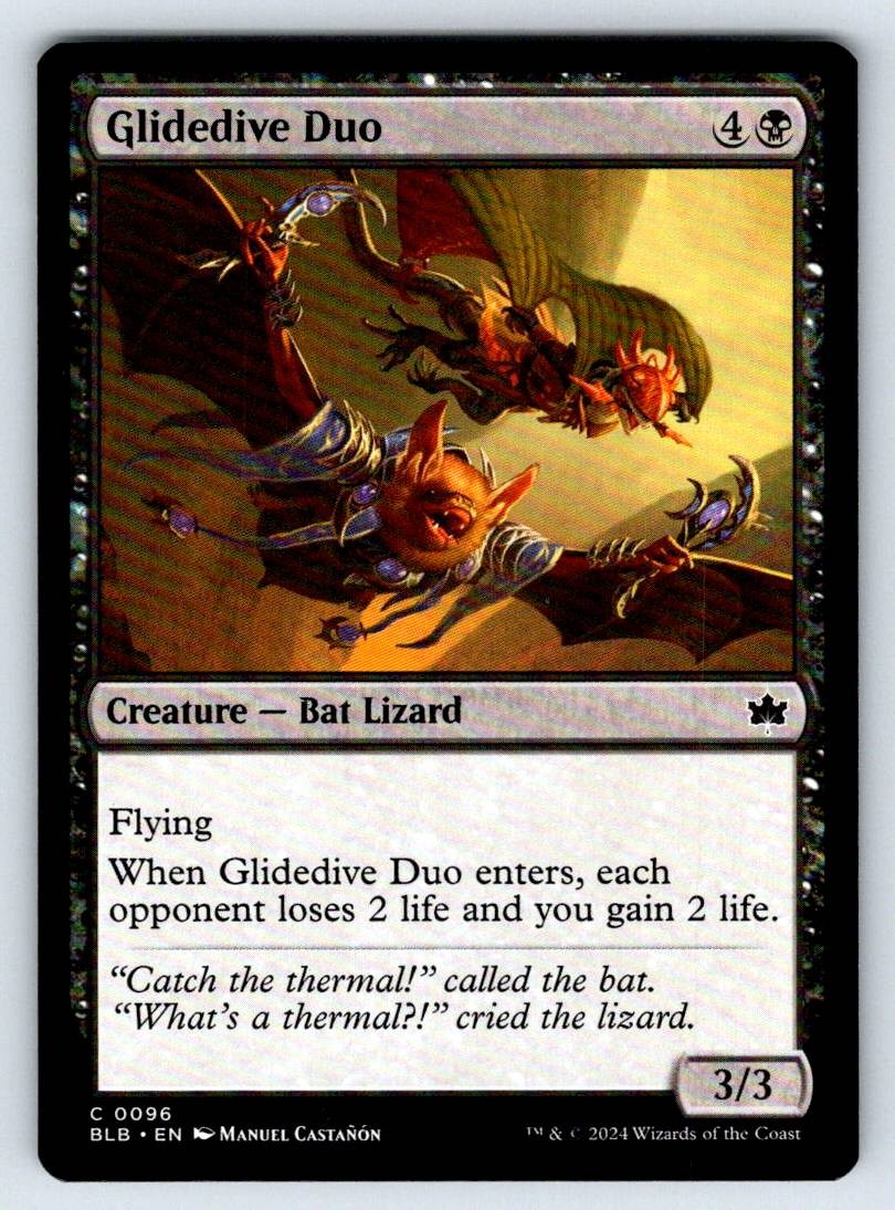 Glidedive Duo Bloomburrow BLB 96 Normal NM Manuel Castañón