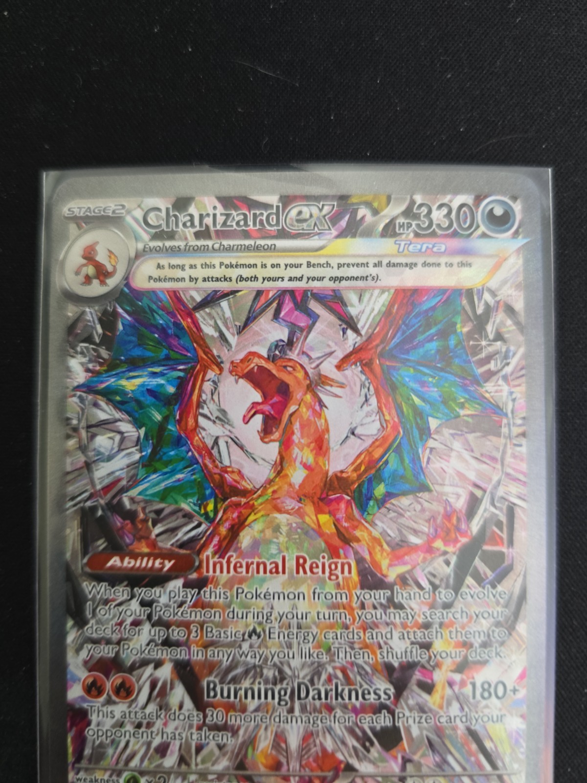 Pokemon S&V Obsidian Flames Charizard EX Card 233/197