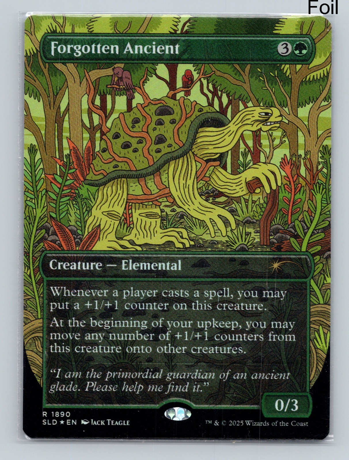 MTG Forgotten Ancient (Rainbow Foil) Foil R Secret Lair Drop Series 1890 NM