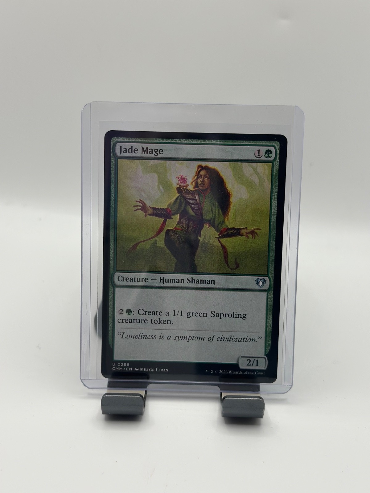 MTG, Jade Mage $3 ORDER MIN 298 NM CMM: Commander Masters Regular