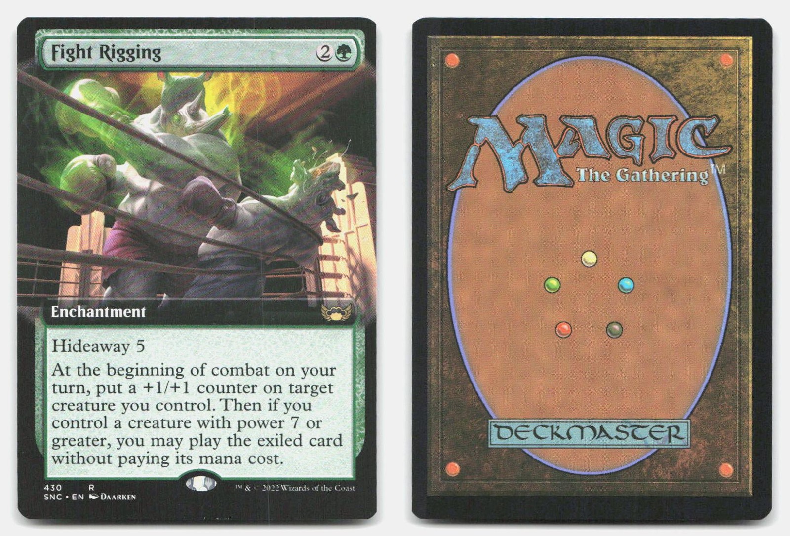 Fight Rigging (Extended Art) 430 Streets of New Capenna MTG NM