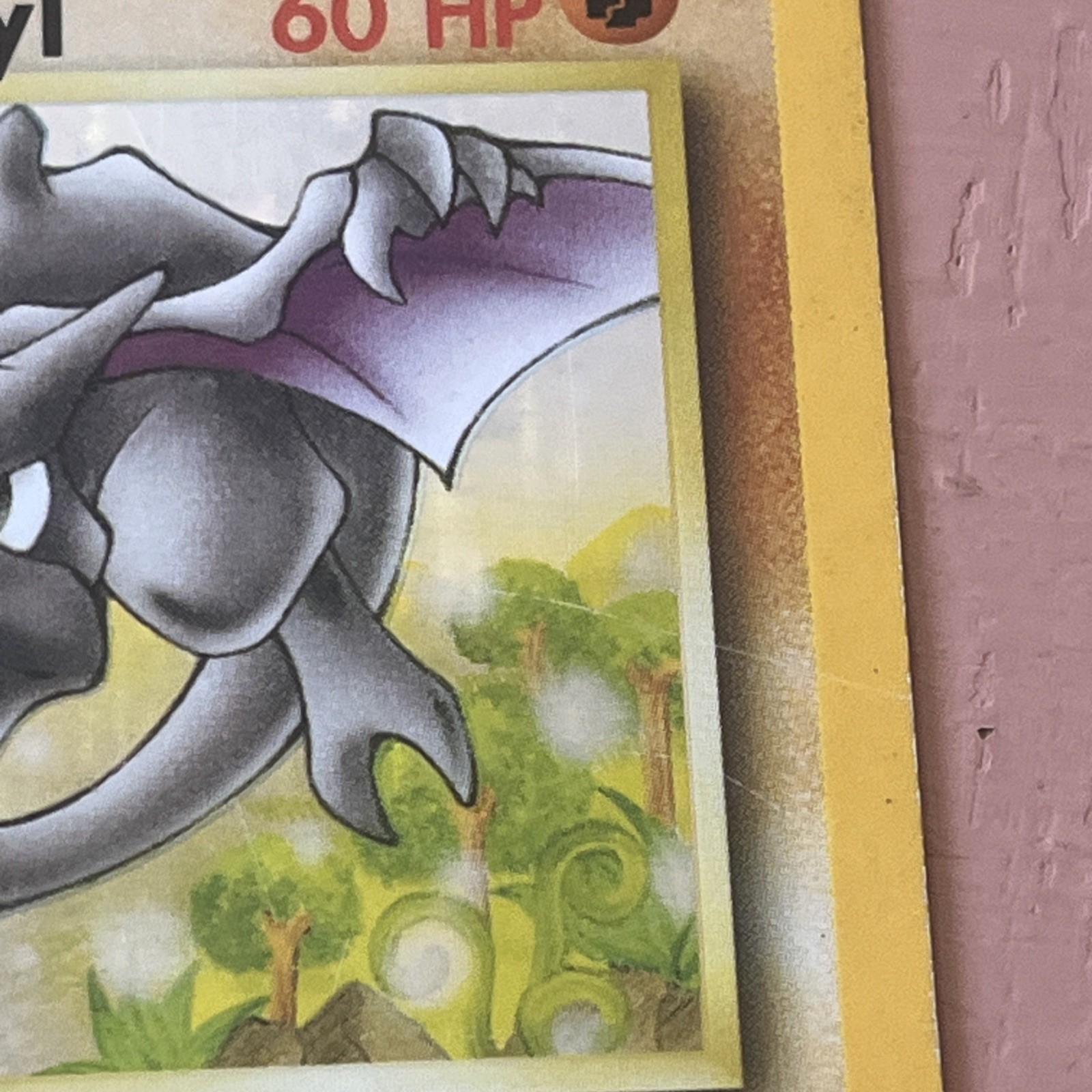 Pokémon Prerelease Aerodactyl #1/62 Holo Rare – 1st Edition Fossil – MP