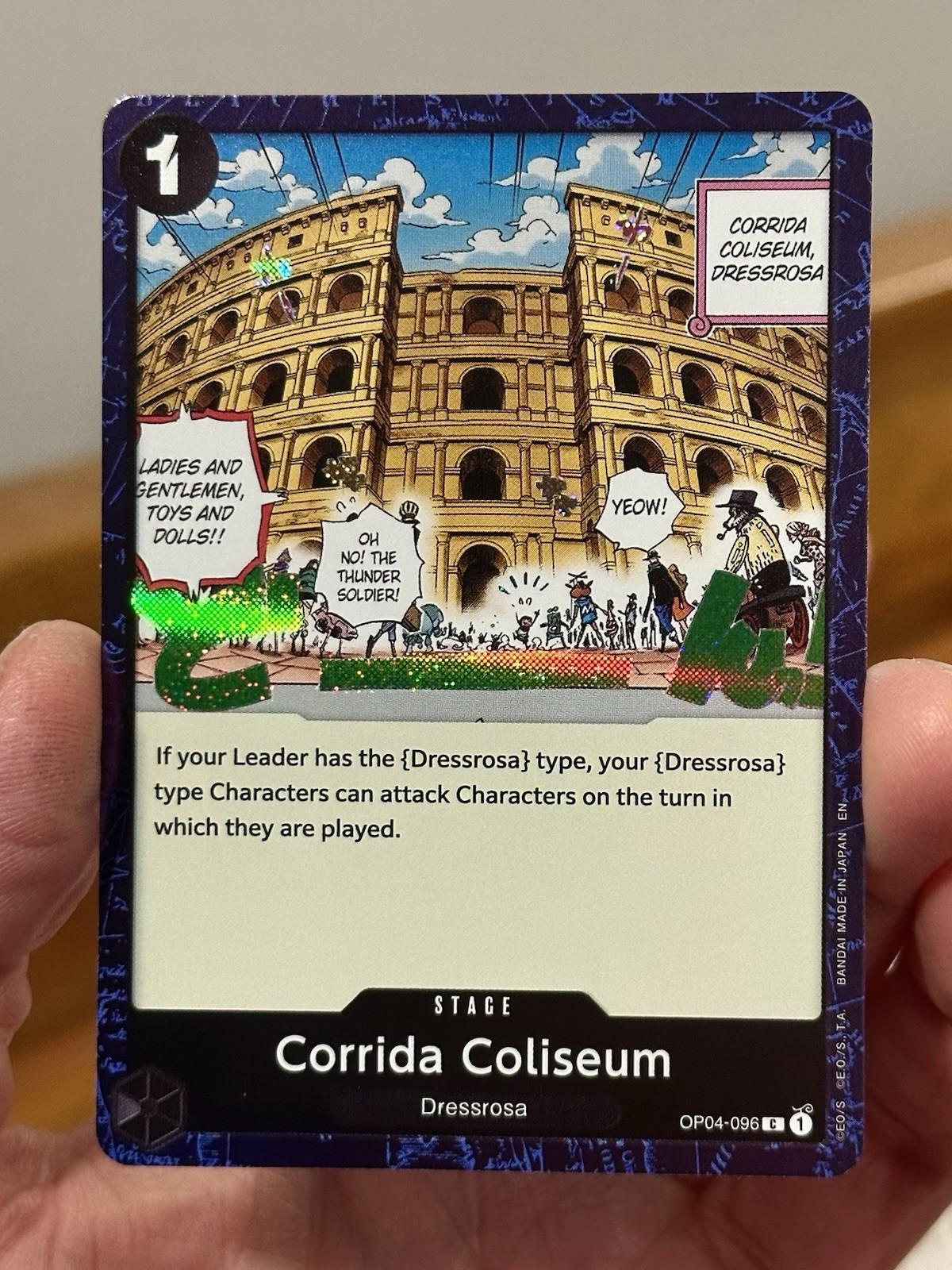 Corrida Coliseum (Pirate Foil) OP04-096 Premium Booster The Best Vol 2 One Piece