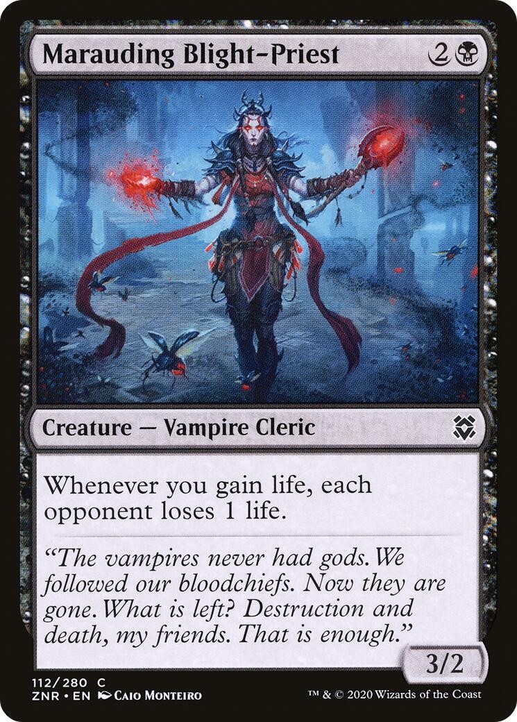 NM – Marauding Blight-Priest [ZNR – 112] Zendikar Rising