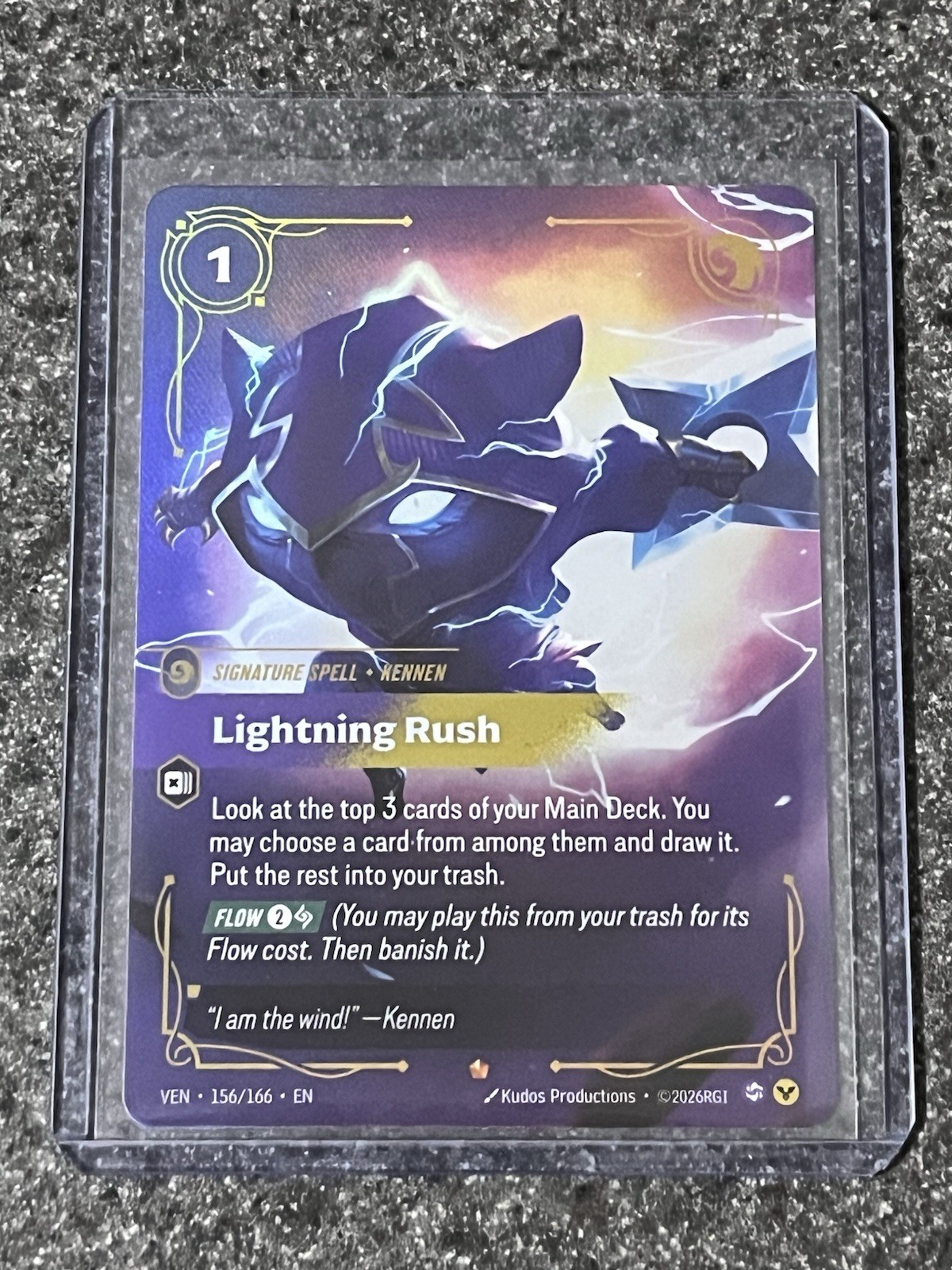 Riftbound League Of Legends TCG Vendetta – Lightning Rush – Epic 156/166 English