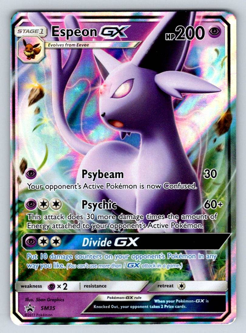 Holofoil Espeon GX SM35 SM Promos