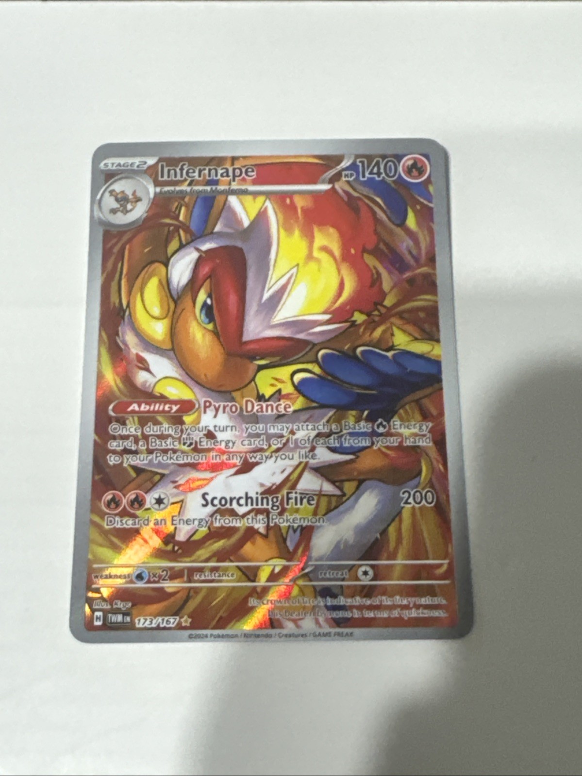 Infernape 173/167 Sv06: Twilight Masquerade Holo
