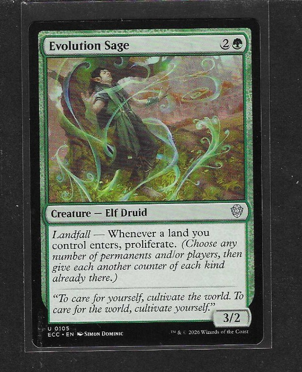 Evolution Sage – #105 – Commander – Lorwyn Eclipsed Regular