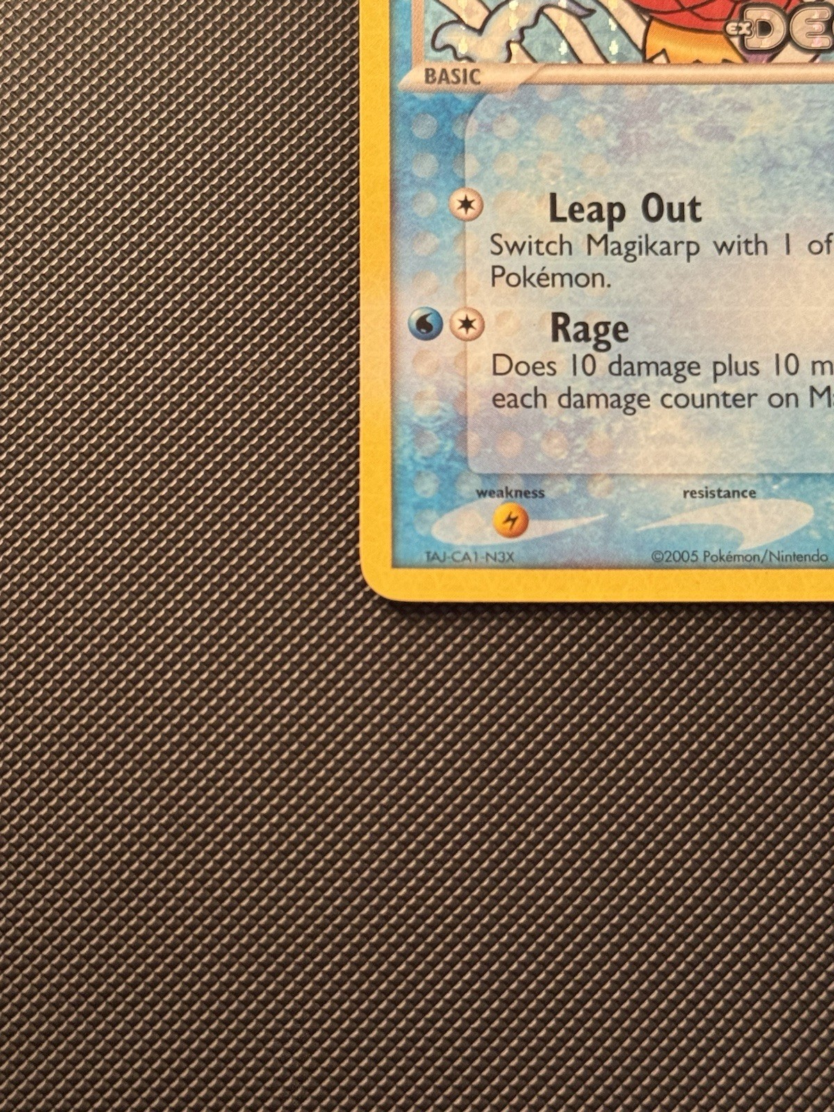 Magikarp Pokémon EX Deoxys Stamped Reverse Holo LP/MP