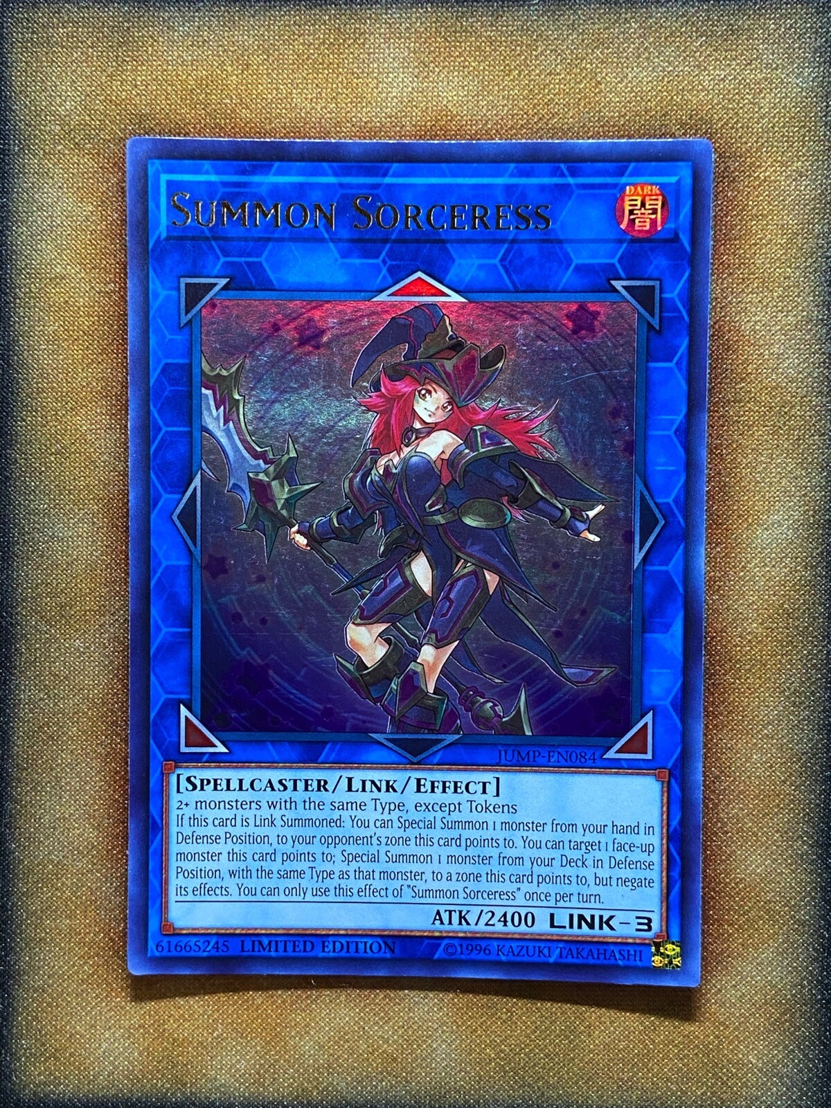 Yugioh Summon Sorceress JUMP-EN084 Ultra Rare Limited Edition NM